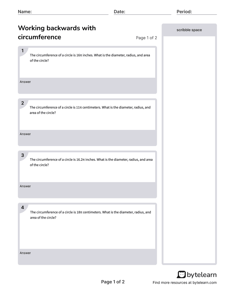 Working backwards with circumference Worksheet-  p1-4q.png