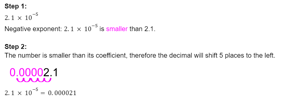 How To Convert Scientific Notation To Standard Form 6510